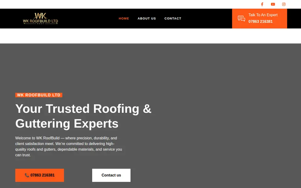 The top of wkroofbuildltd.co.uk