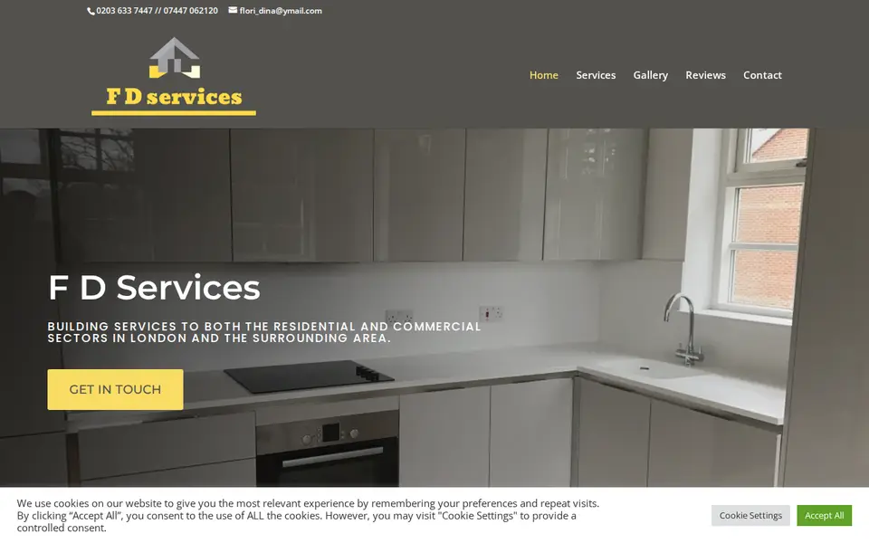 The top of fdservicesfulham.co.uk