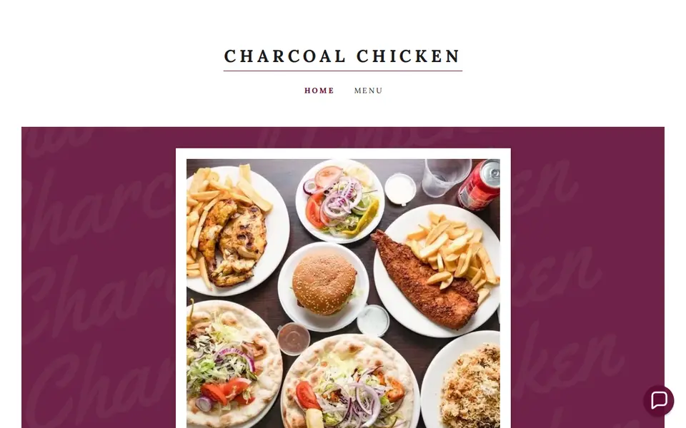 The top of charcoalchicken.net