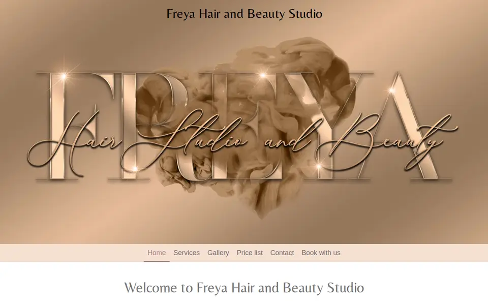The top of freyahairstudio.com