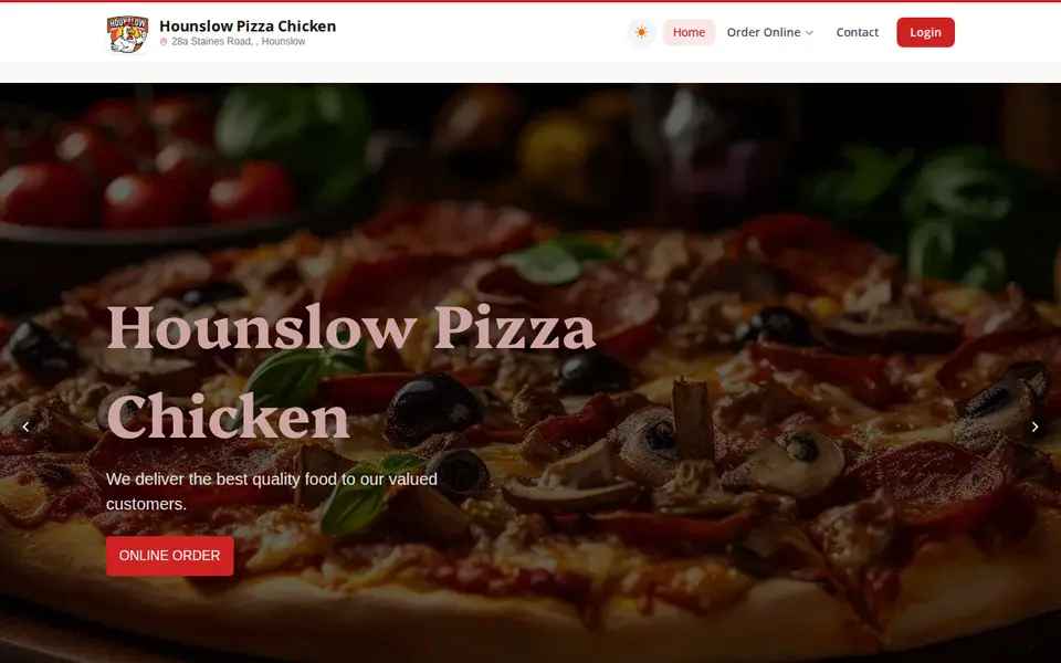 The top of hounslowpizzachicken.co.uk