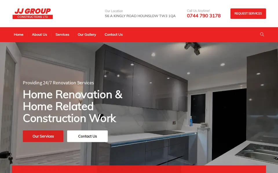 The top of jjgroupltd.co.uk