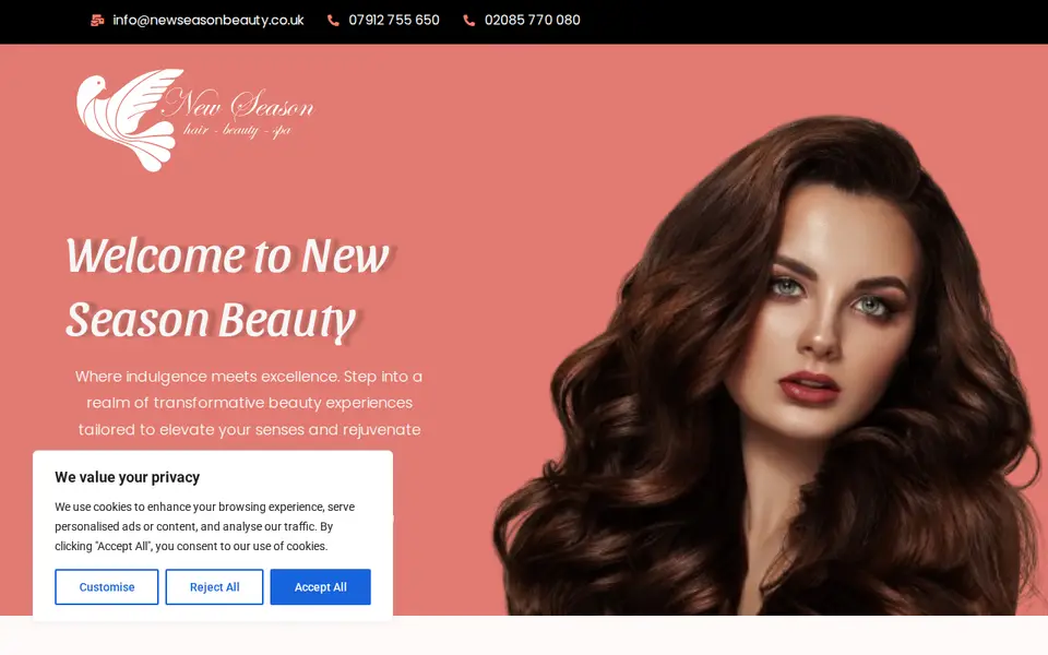 The top of newseasonbeauty.co.uk