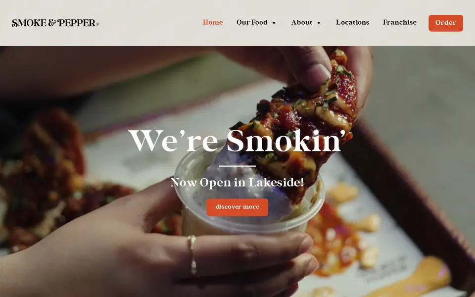 The top of smokeandpepper.co.uk