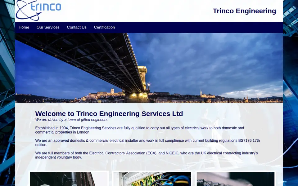 The top of trinco.uk