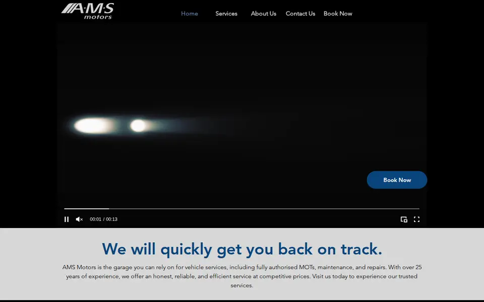 The top of amsmotors.biz