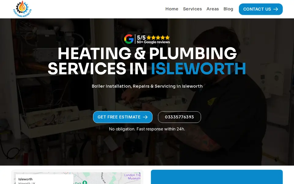 The top of everythingheatingltd.com
