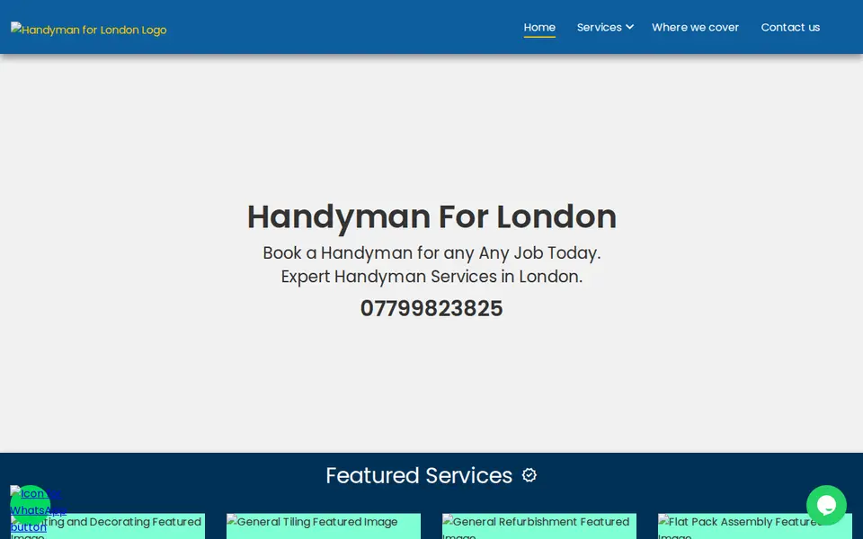 The top of handymanforlondon.com