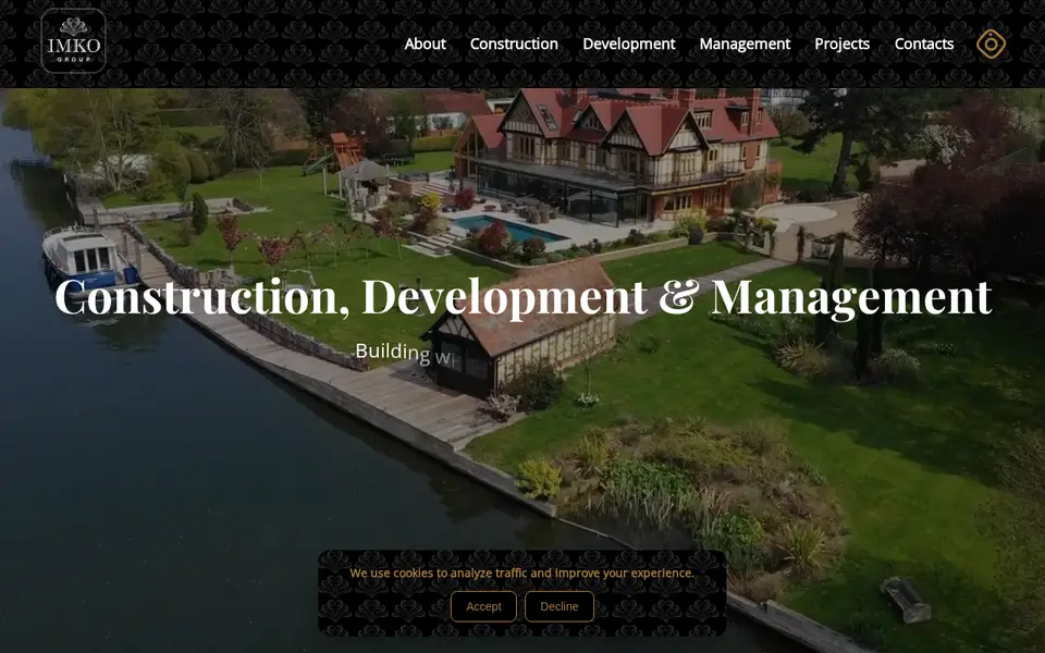 The top of imko.co.uk