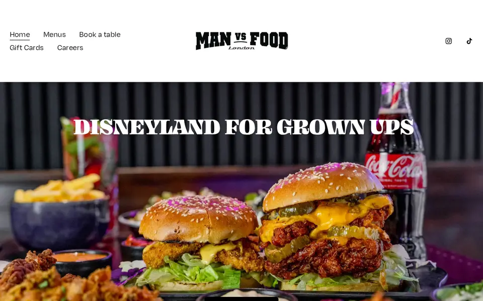The top of manvsfoodlondon.co.uk