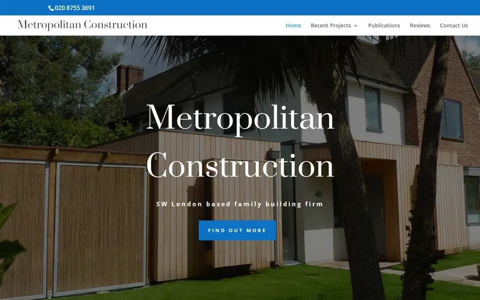 The top of metropolitanconstruction.co.uk
