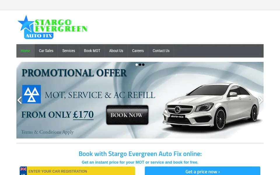 The top of stargoevergreen.com