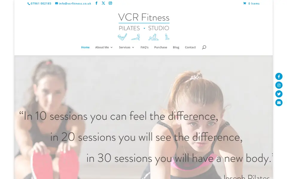 The top of vcrfitness.co.uk