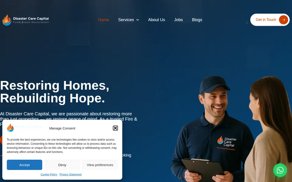 The top of disastercarecapital.co.uk