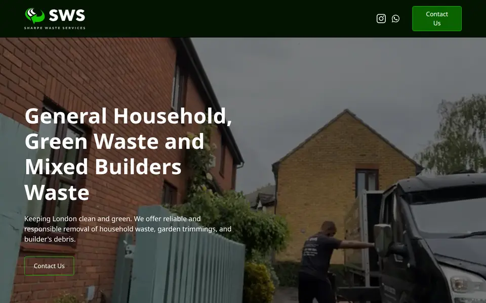 The top of sharpewasteservices.com