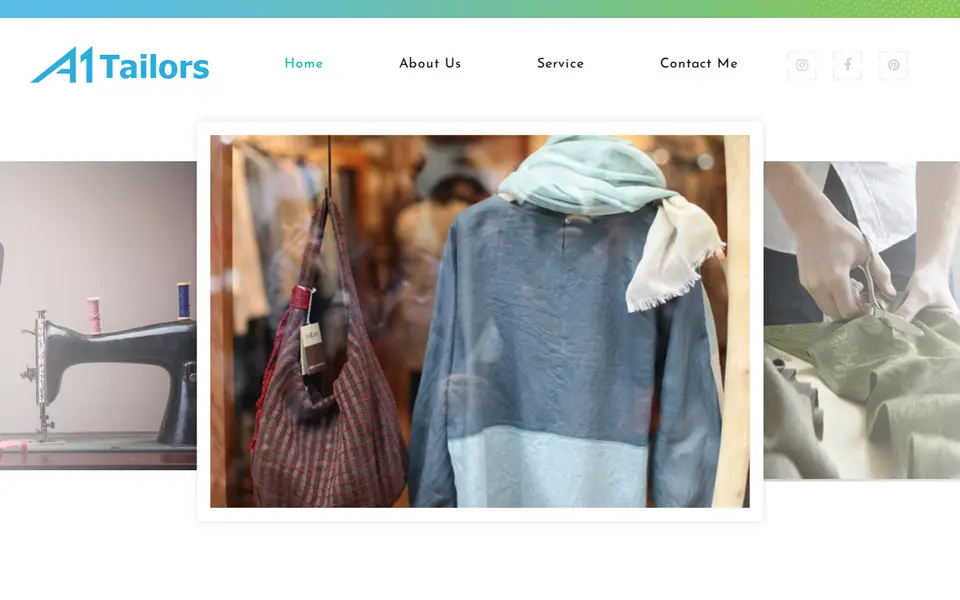 The top of a1tailors.com