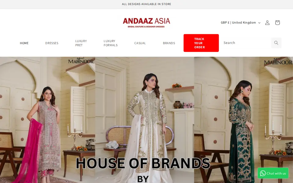 The top of andaazasia.com