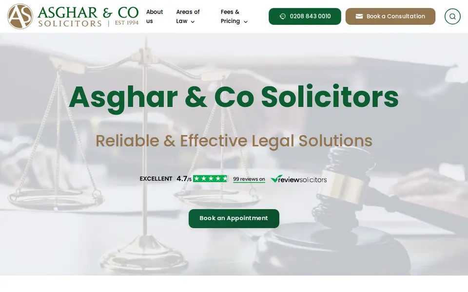 The top of asgharandco.com