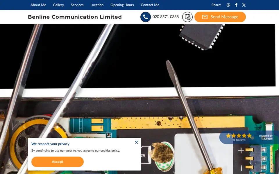 The top of benline-communication-limited.ueniweb.com