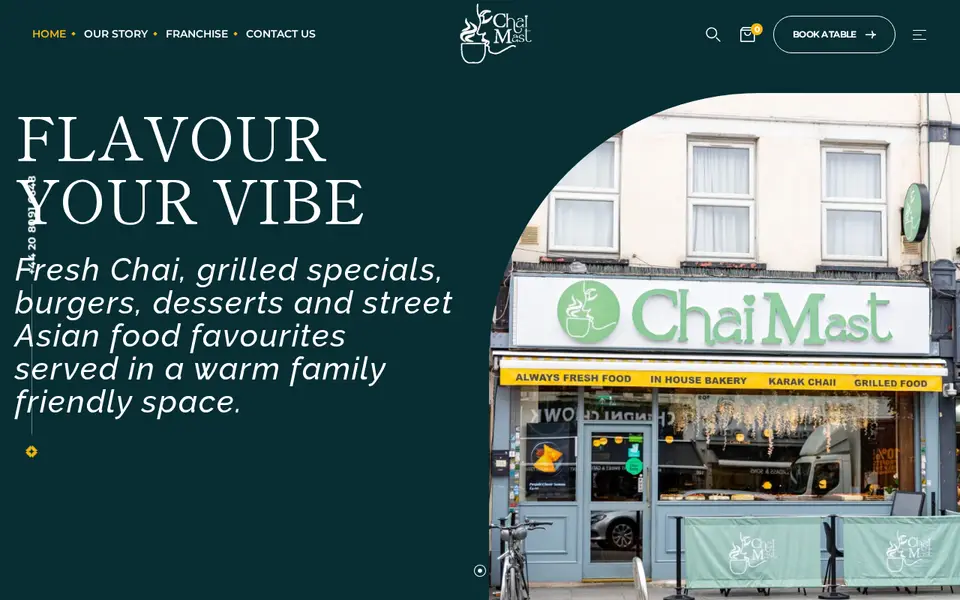 The top of chaimast.co.uk