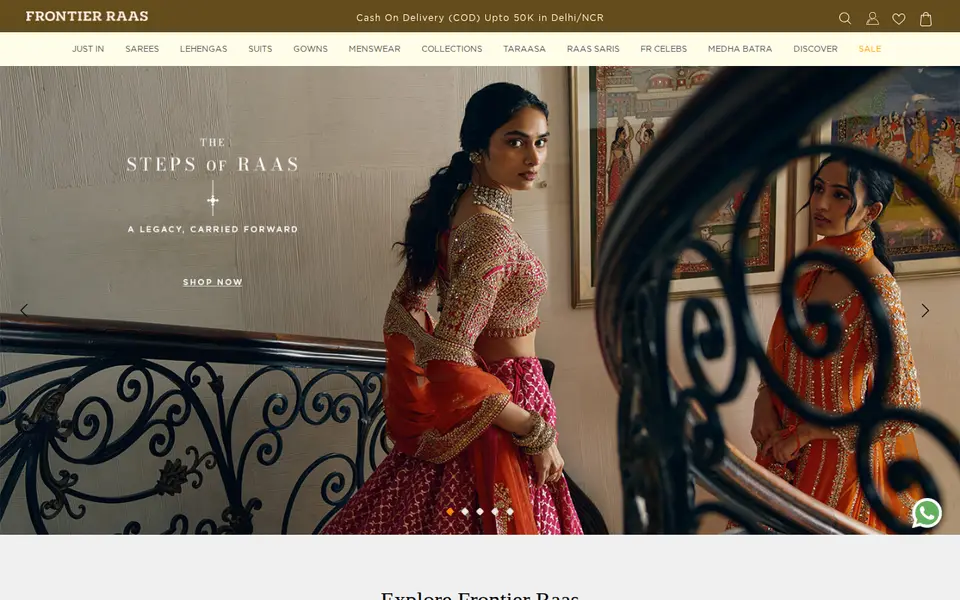 The top of frontierraas.com