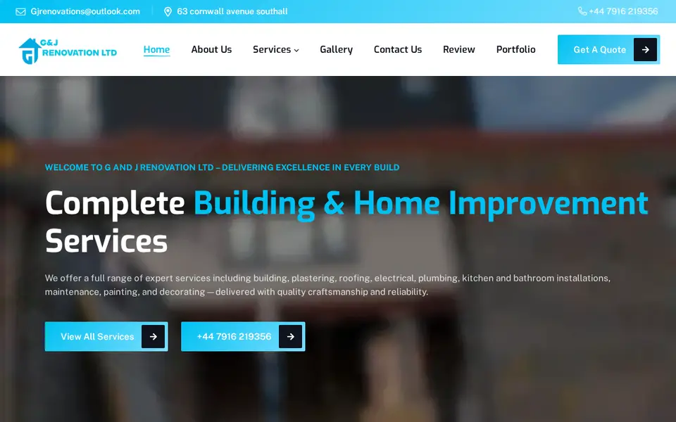 The top of gandjrenovationltd.co.uk