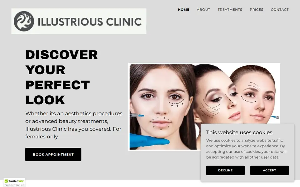 The top of illustrious.clinic