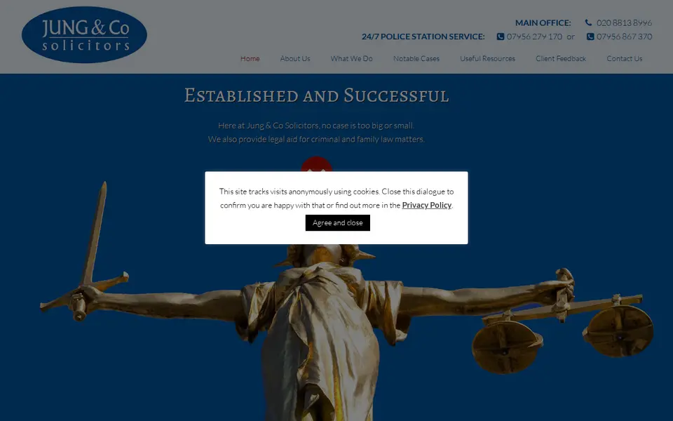 The top of jungsolicitors.com