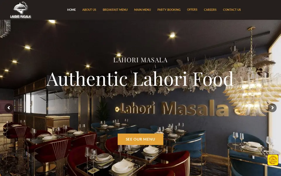 The top of lahorimasala.co.uk
