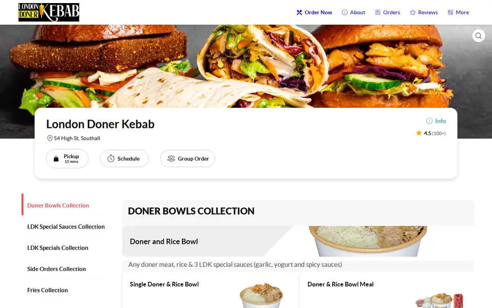 The top of londondonerkebabonline.com