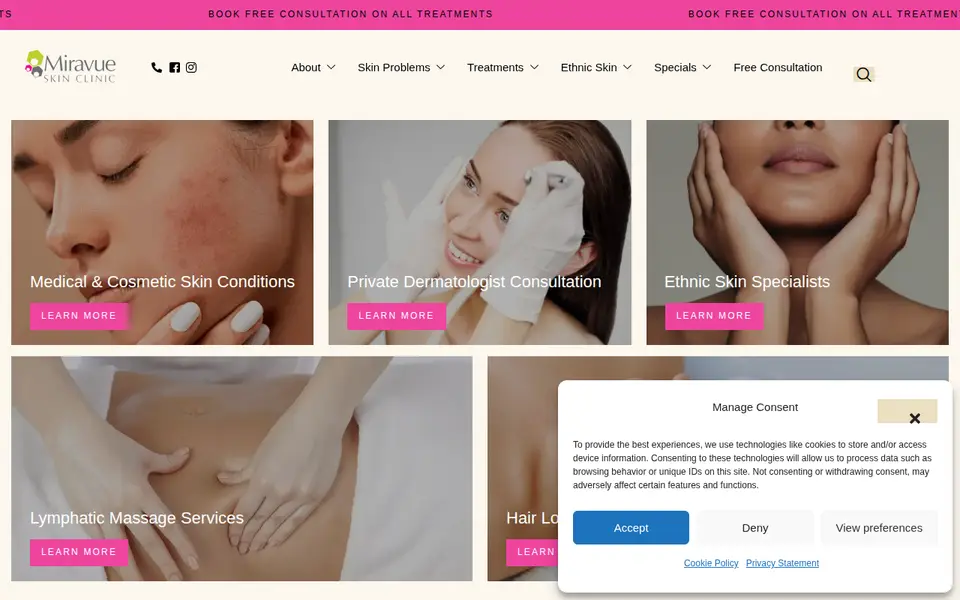The top of miravueskinclinic.com