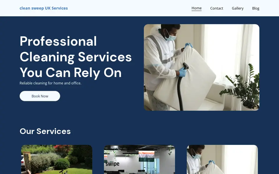 The top of cleansweepukservices.com