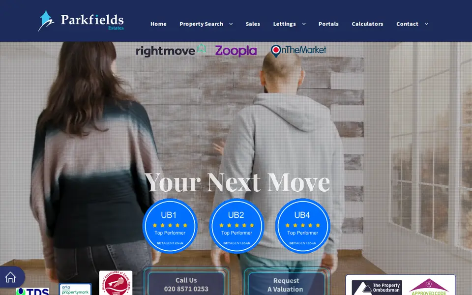 The top of parkfields-estates.com