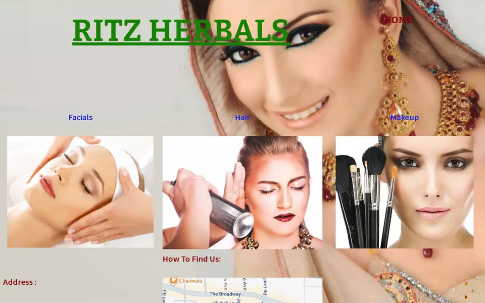 The top of ritzherbals.com