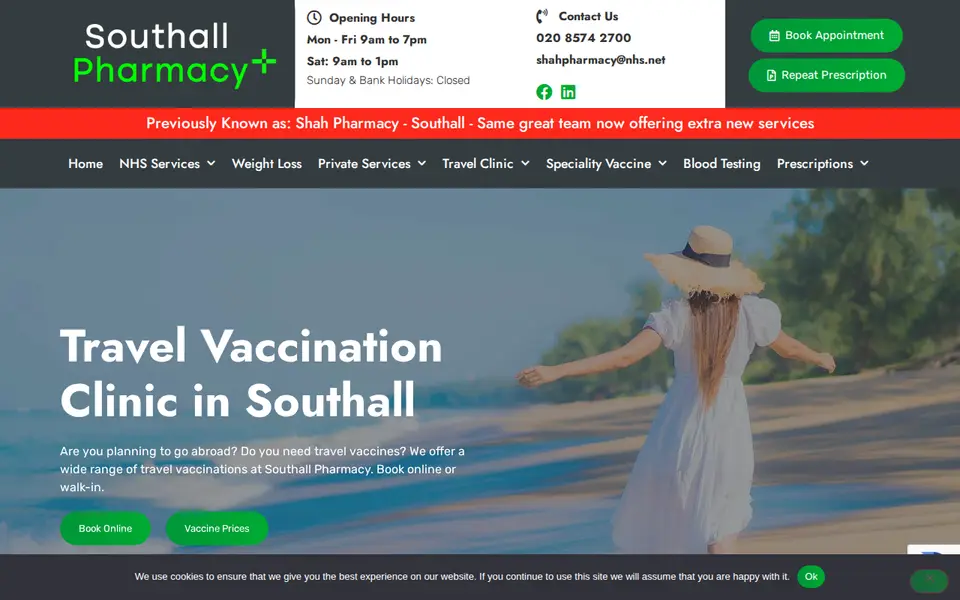 The top of southallpharmacy.co.uk