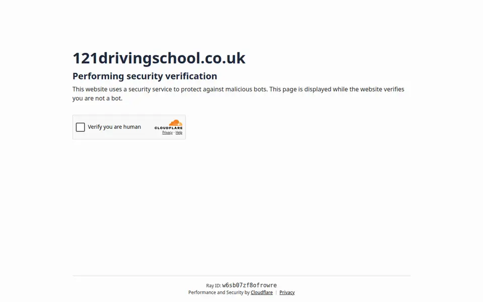 The top of 121drivingschool.co.uk