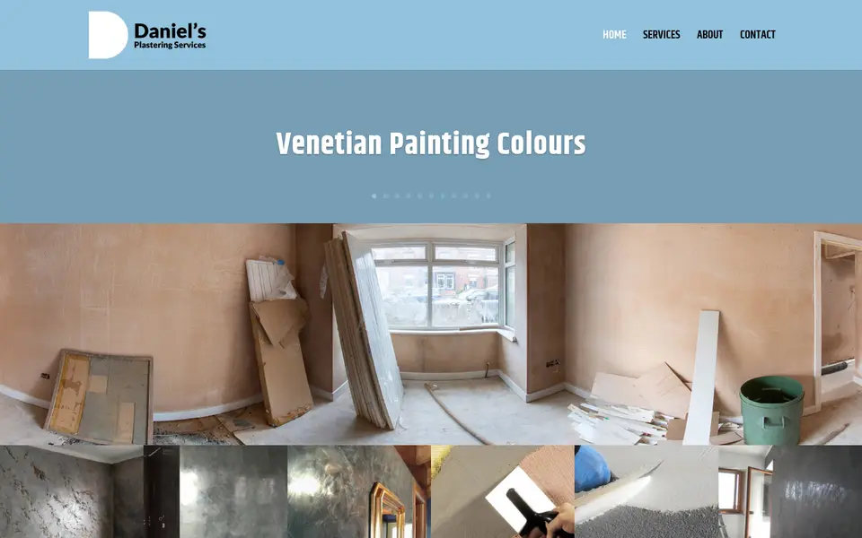 The top of danielsplasteringservices.co.uk