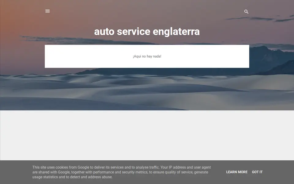The top of autoserviceenglaterra.blogspot.com