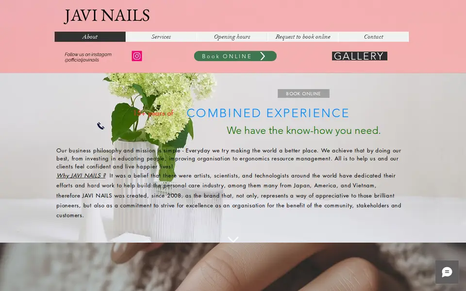 The top of javinails.com