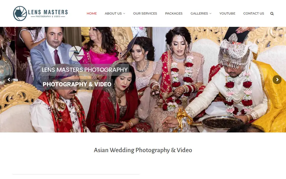 The top of lensmastersphotography.com