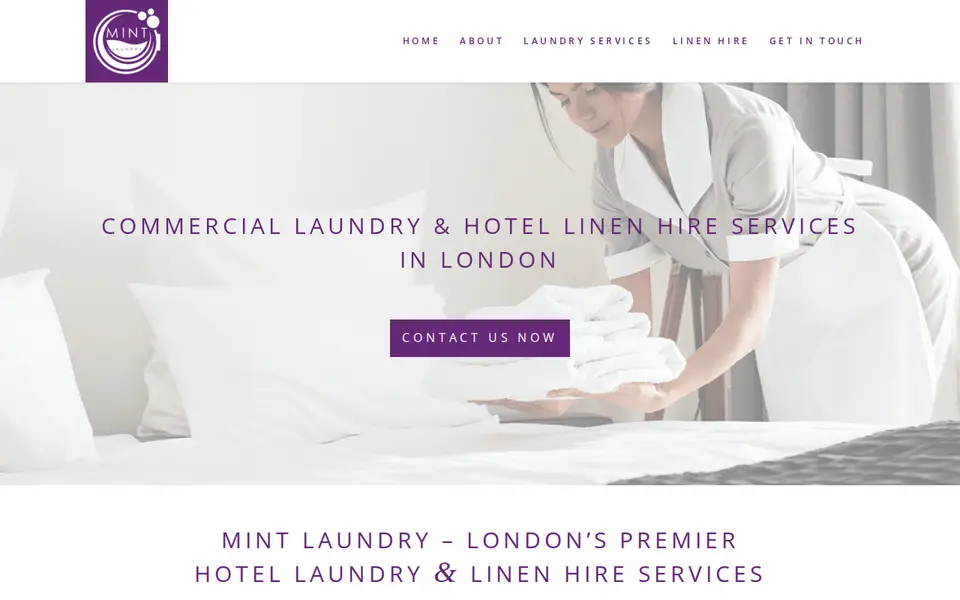 The top of mintlaundry.com