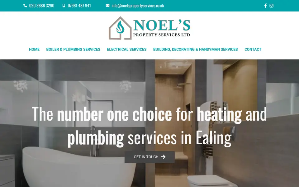 The top of noelspropertyservices.co.uk