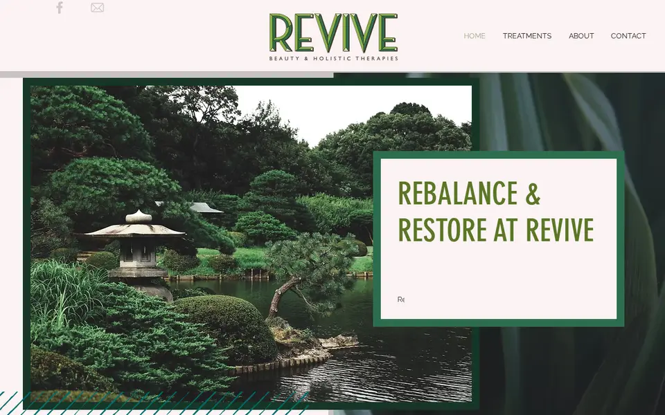 The top of revive-beauty.com