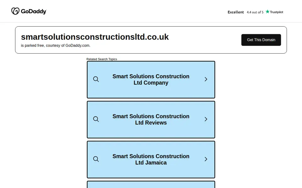 The top of smartsolutionsconstructionsltd.co.uk