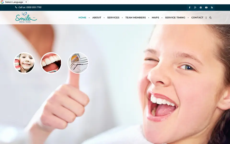 The top of smiledentaltriage.com