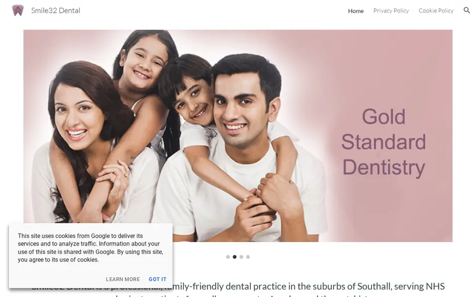 The top of smile32.dental