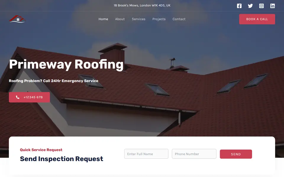 The top of primewayroofing.co.uk
