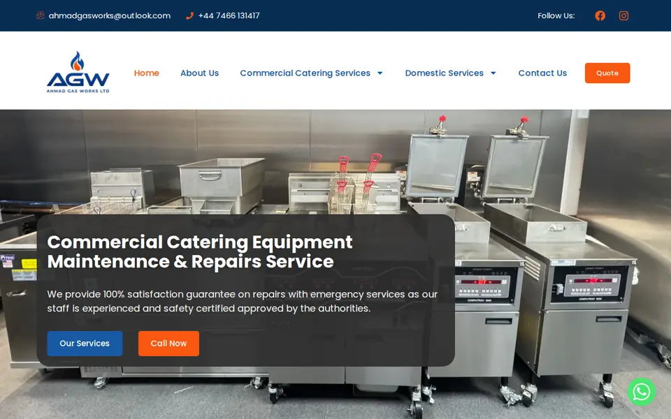 The top of ahmadgasworks.com