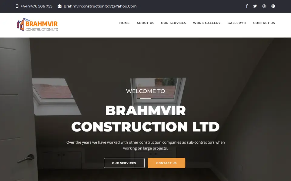 The top of brahmvirconstructionltd.co.uk
