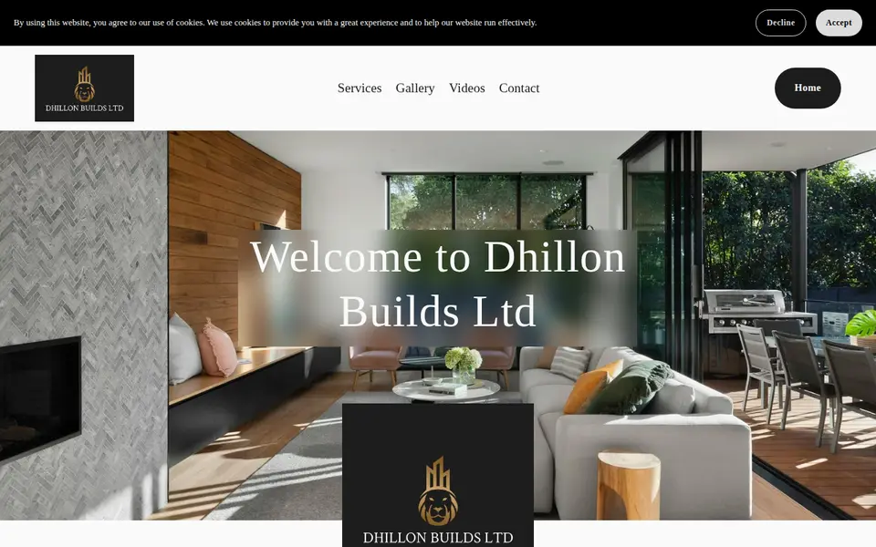 The top of dhillonbuildsltd.co.uk